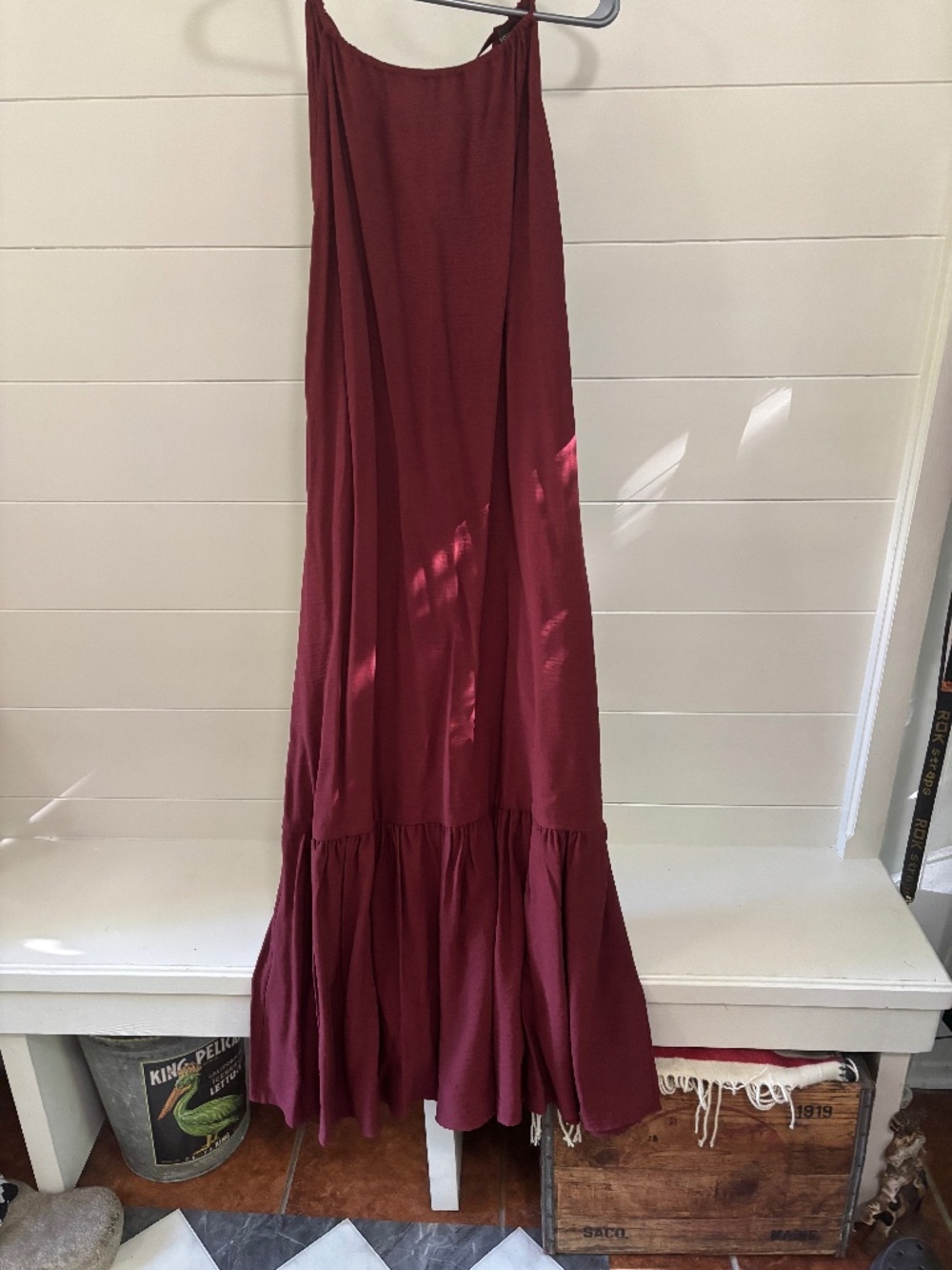 NWT Banana Republic burgundy sundress